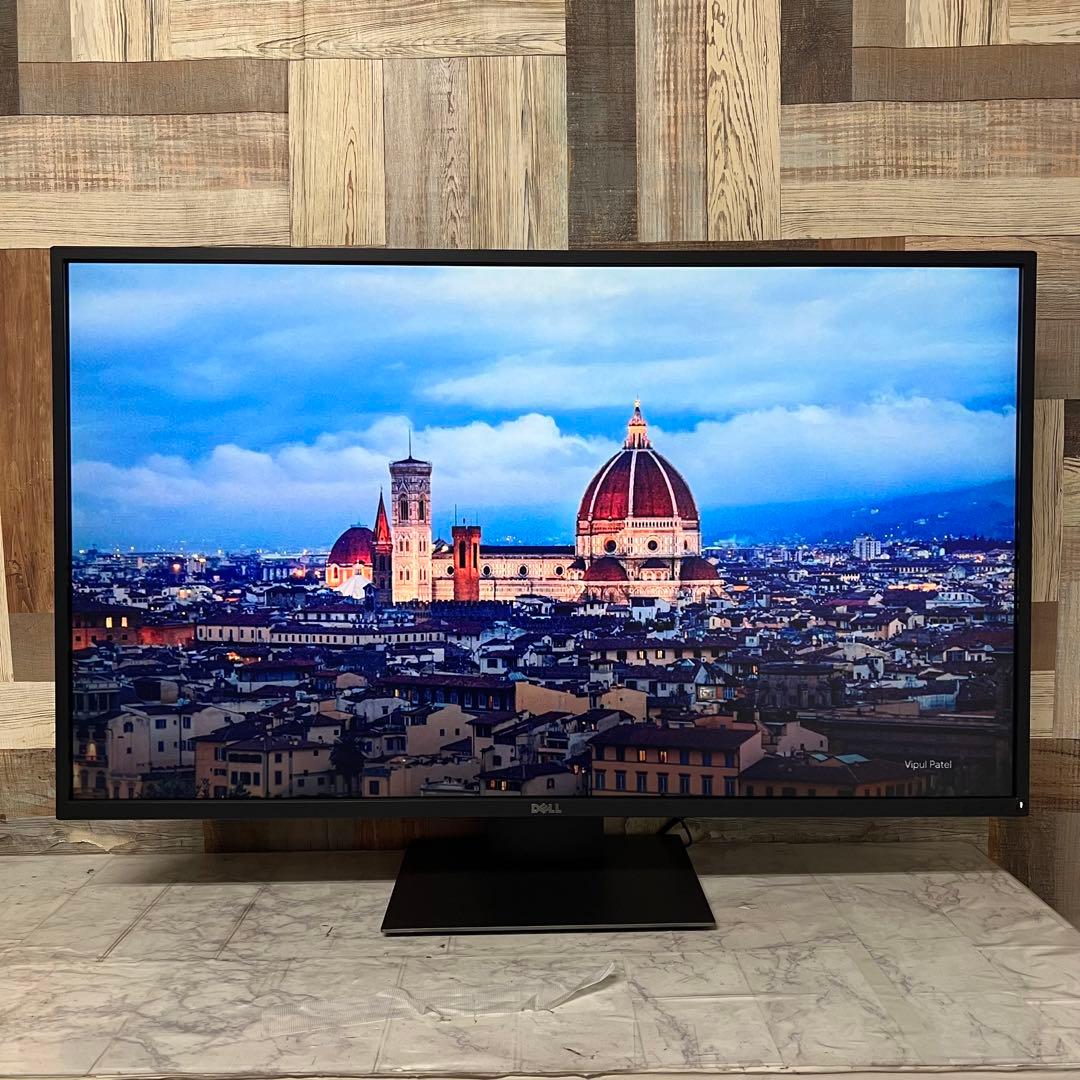 即日受渡❣️全国送料込DELL 4Kマルチ43型モニター P4317Q スピーカー