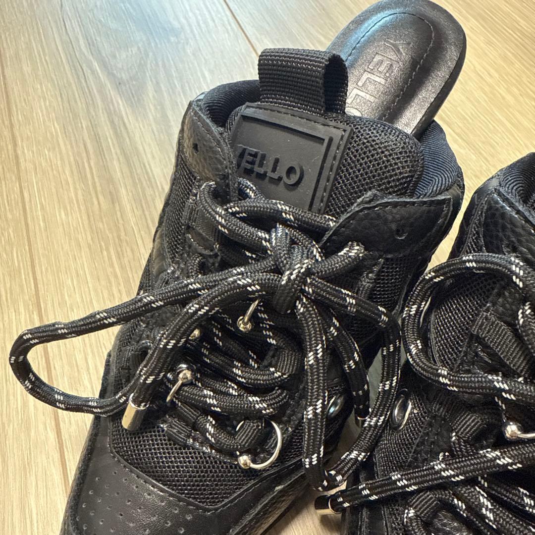 23cm YELLO BETTA SNEAKER MULES スニーカーミュール