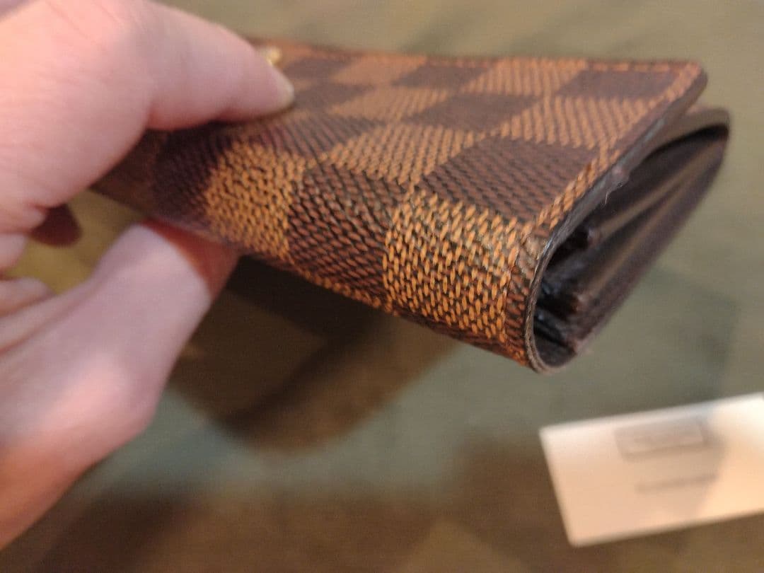 美品✨️ルイヴィトン　ダミエ　エベヌ　サラ　カード10枚　長財布　折り財布