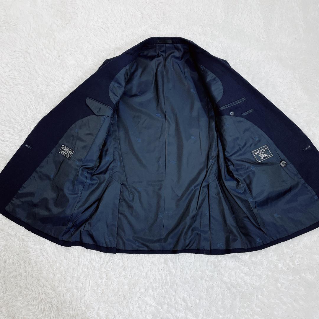 Burberrys 紺ブレ ダブル ネイビー 金ボタン シャドーホース AB7