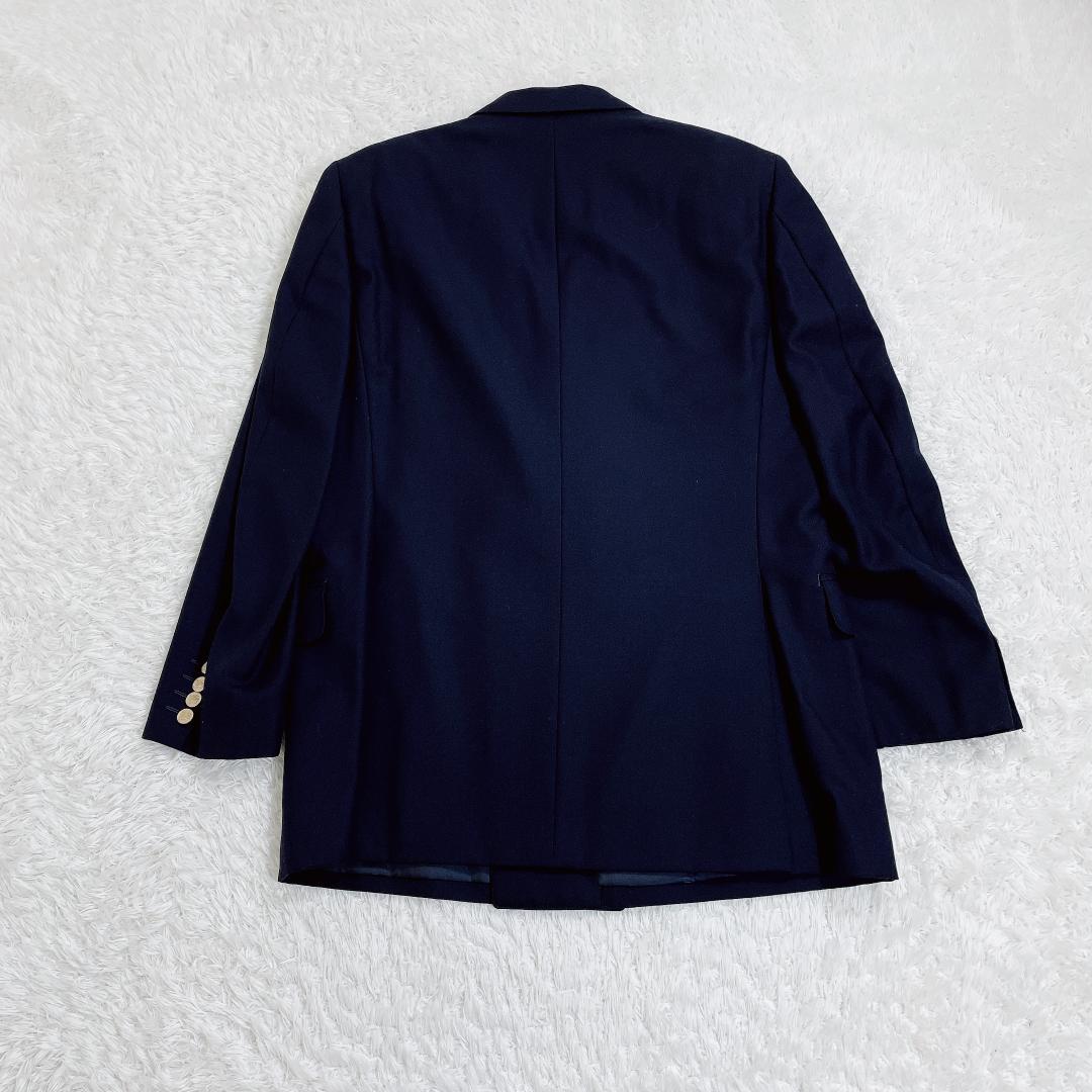 Burberrys 紺ブレ ダブル ネイビー 金ボタン シャドーホース AB7