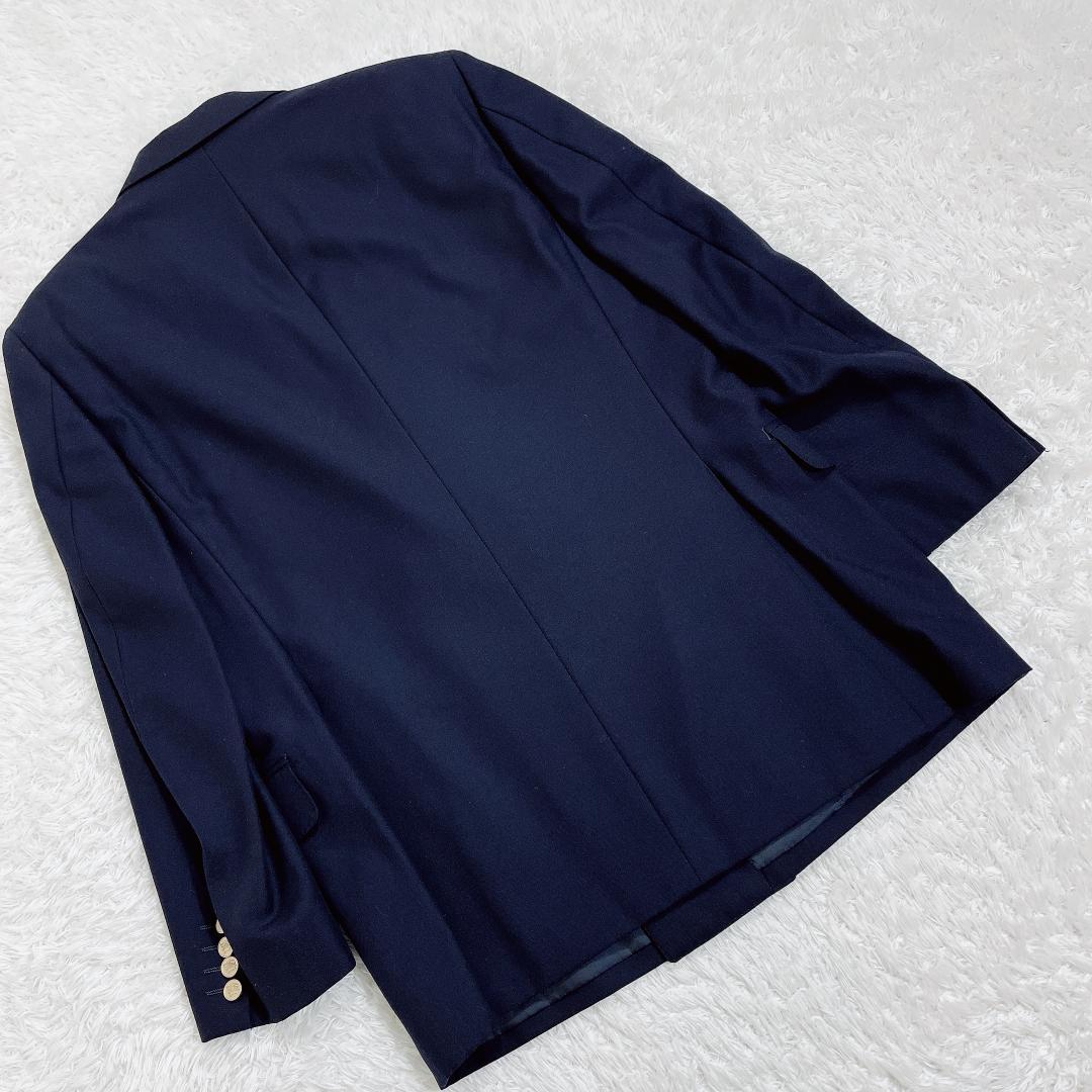 Burberrys 紺ブレ ダブル ネイビー 金ボタン シャドーホース AB7