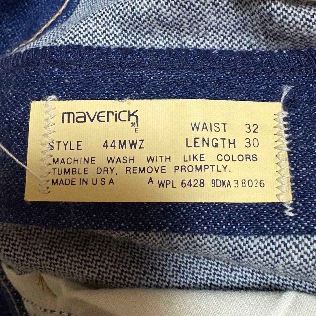 マーベリック 70s USA製 44MWZ デニムパンツ 濃紺 ジーンズ 希少