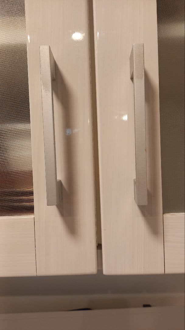 ニトリ製　レンジボード　食器棚+細長棚