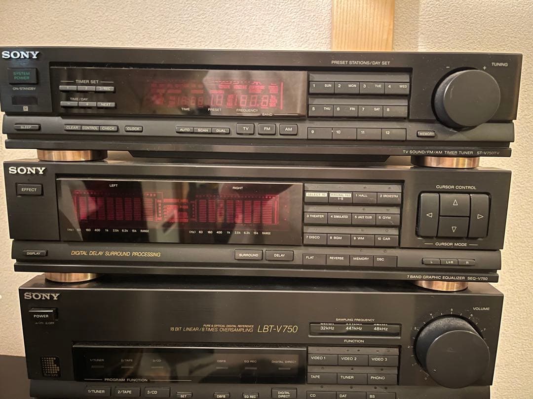 【ジャンク品】SONY LBT-V750 システムコンポ　ソニー