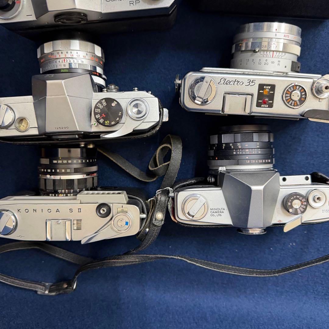 フィルム カメラ まとめ 8台 キヤノン ヤシカ ペンタックス コニカ ミノルタ