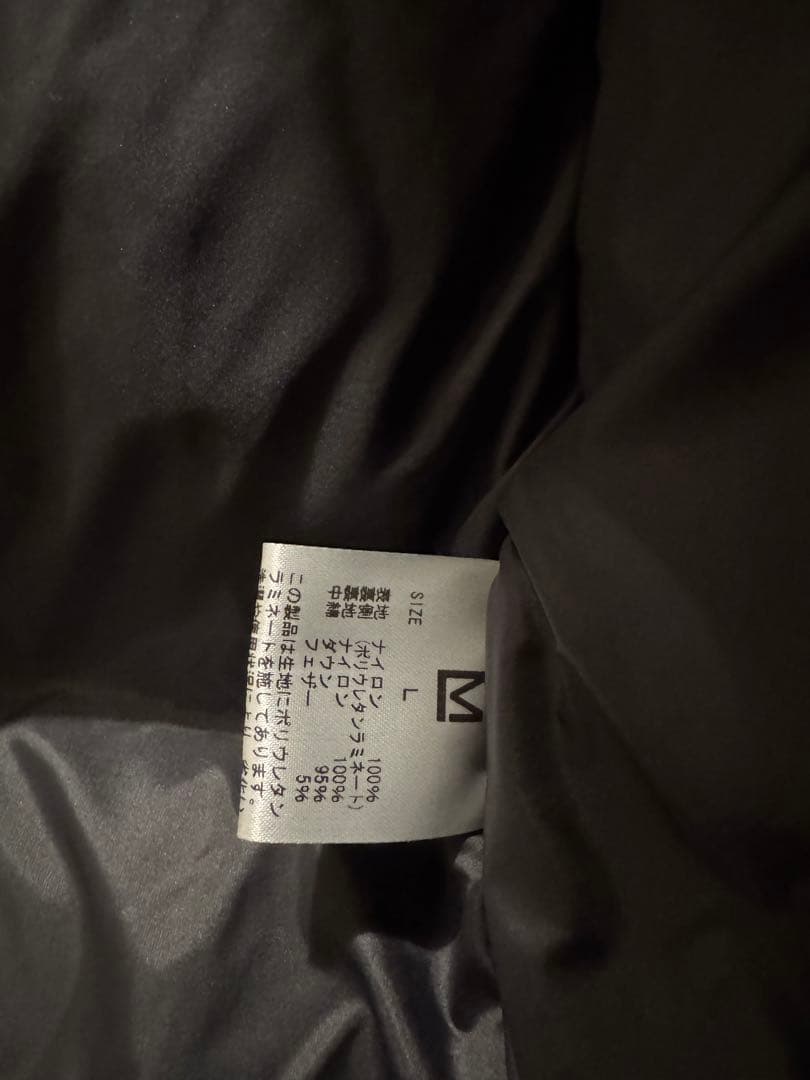 NANGAホワイトレーベル　ダウンベスト