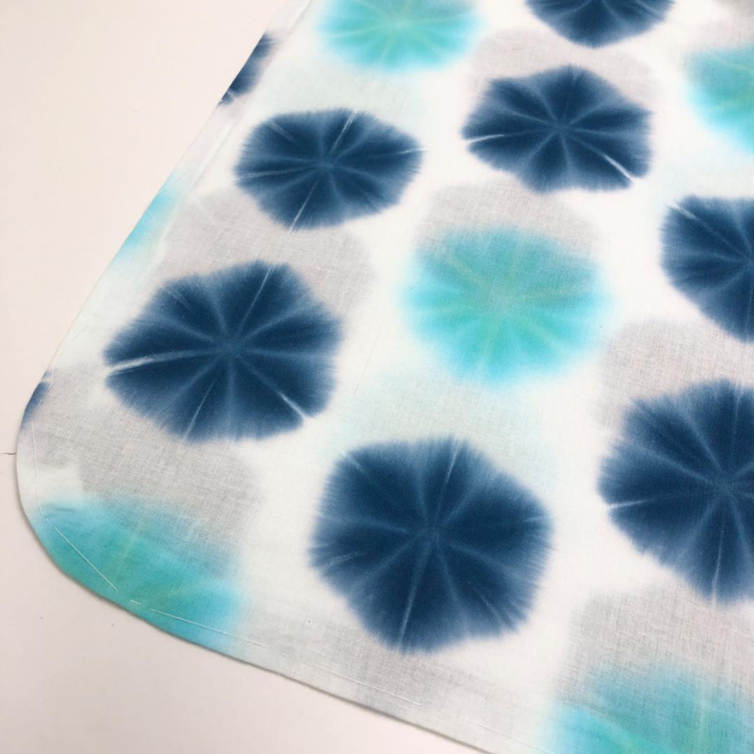 ☆ 夏着物 浴衣 雪花絞り 美しい花柄模様 白色 K-4862