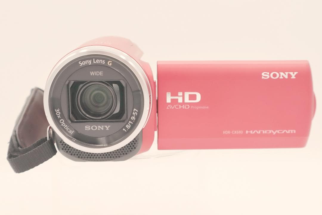 【極上品 & 動作確認済】SONY Handycam HDR-CX680 レッド