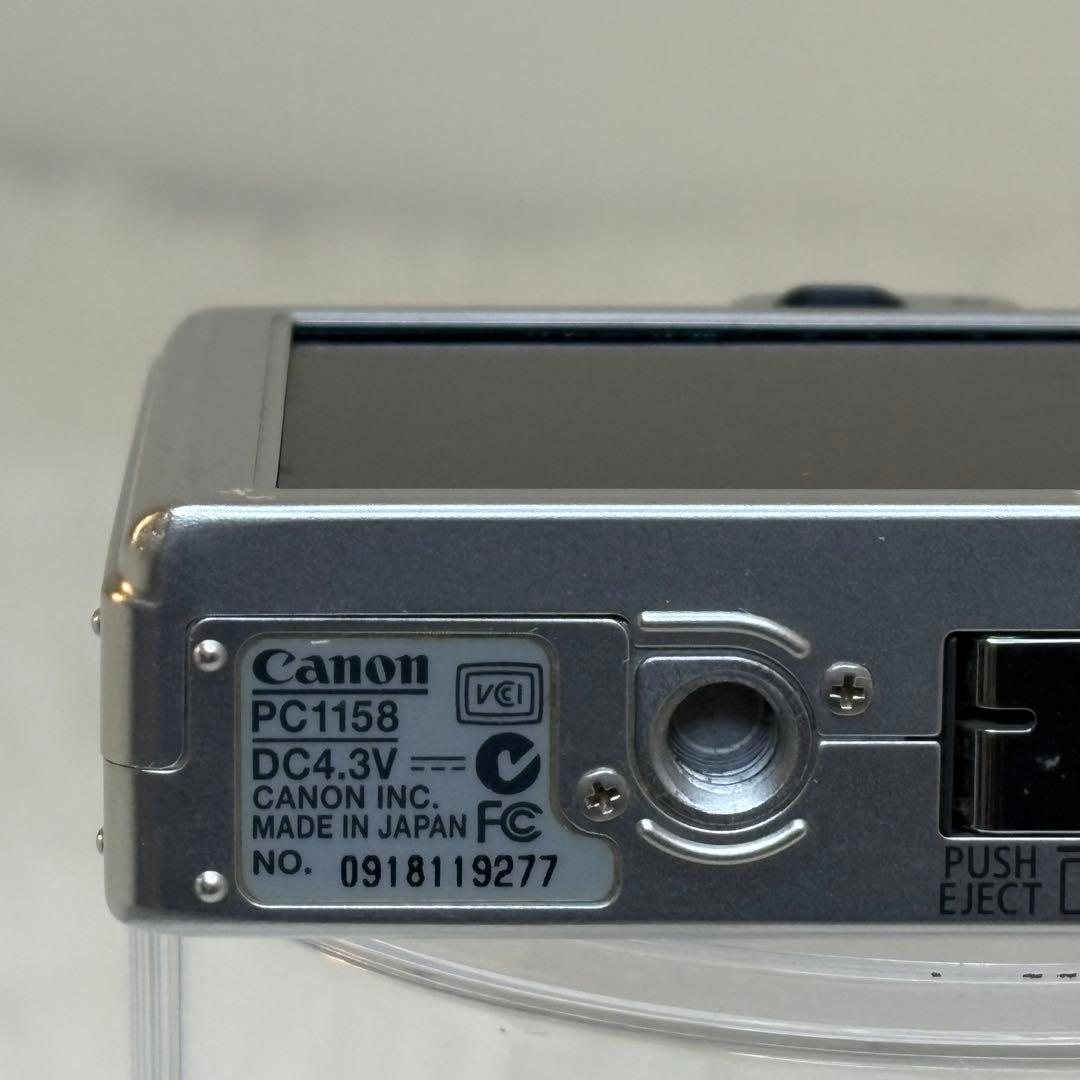 Canon カメラ　IXY 60 PC1158 シルバー　コンデジ　動作品