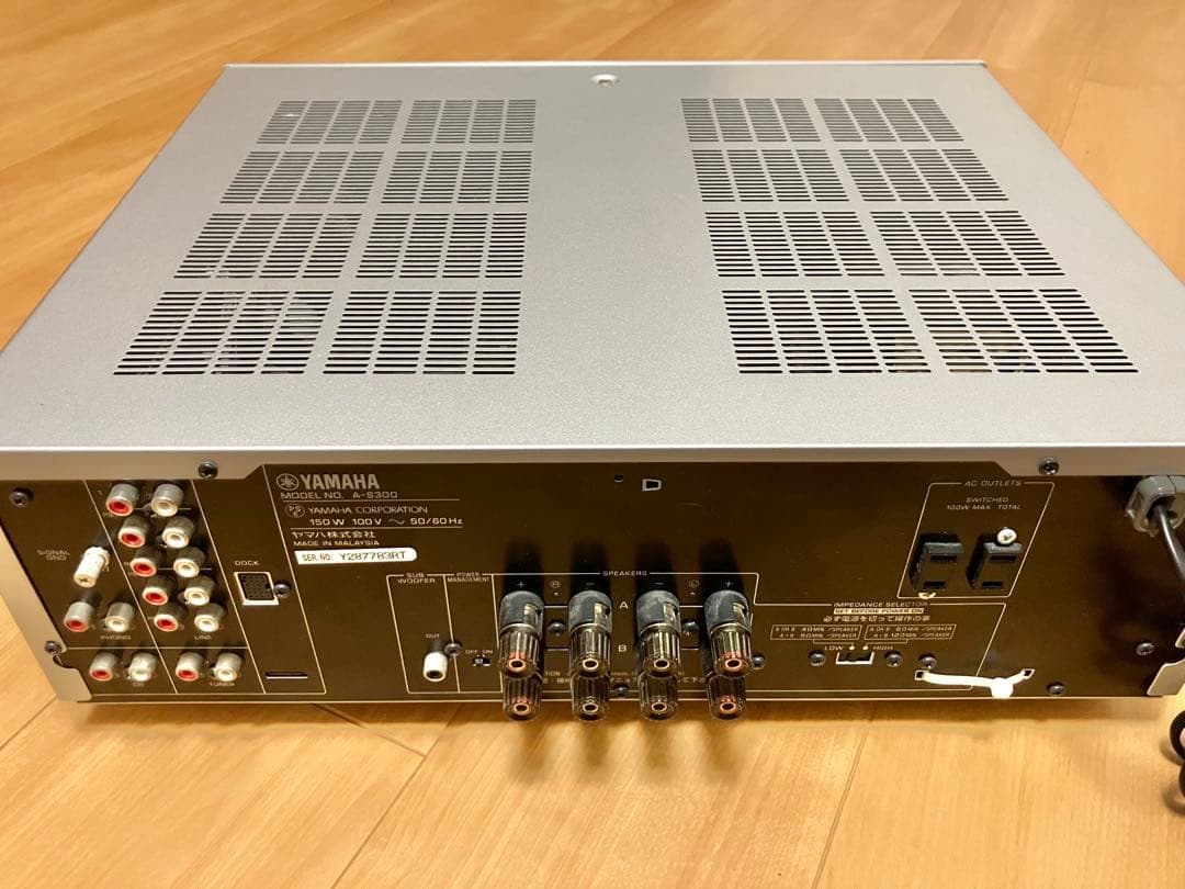 YAMAHA　ヤマハ A-S300 ハイグレードプリメインアンプ　オーディオ