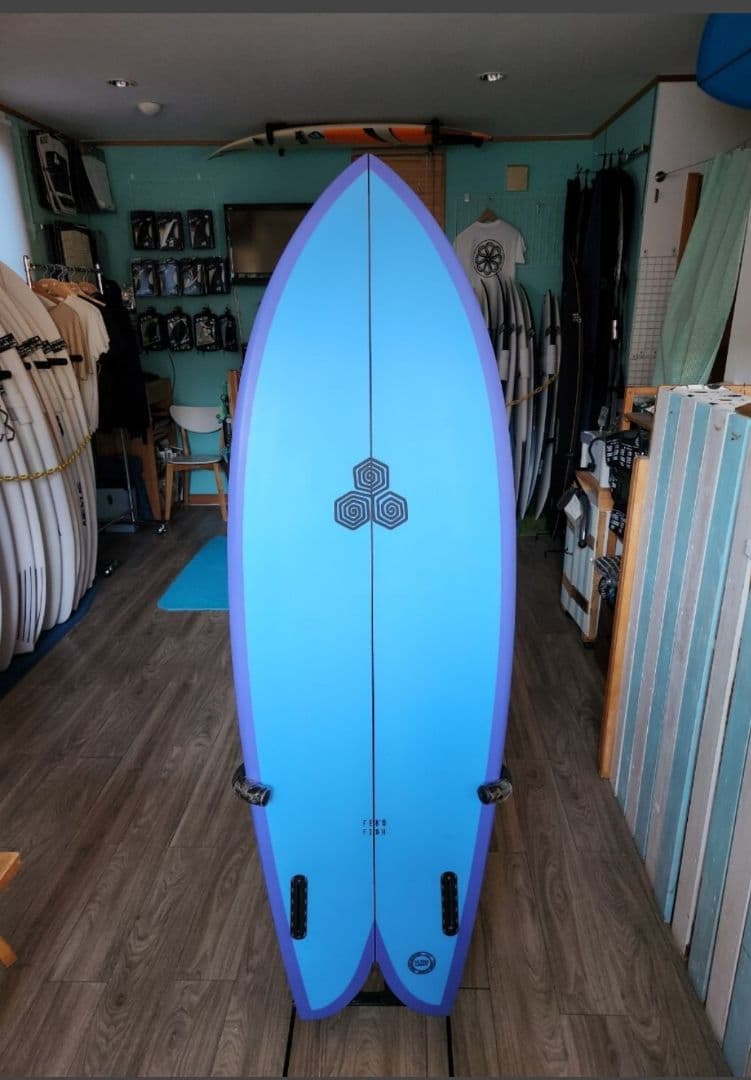 ＜新品・送込＞アルメリック 5.5 Feb's Fish 青スプレー A2604