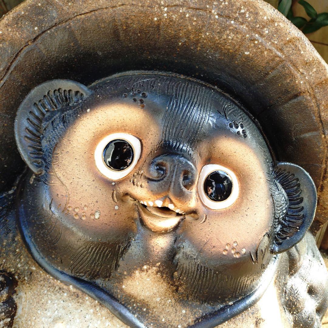 信楽焼　20号福々狸　狸　タヌキ　たぬき　高さ66㌢