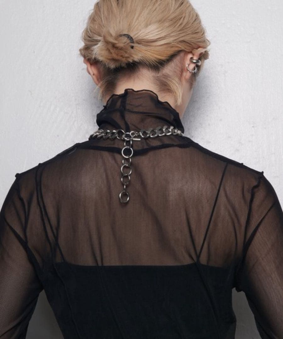 (最安値)大人気即完売Lui's 【mi-企画】シルバーチェーンネックレス