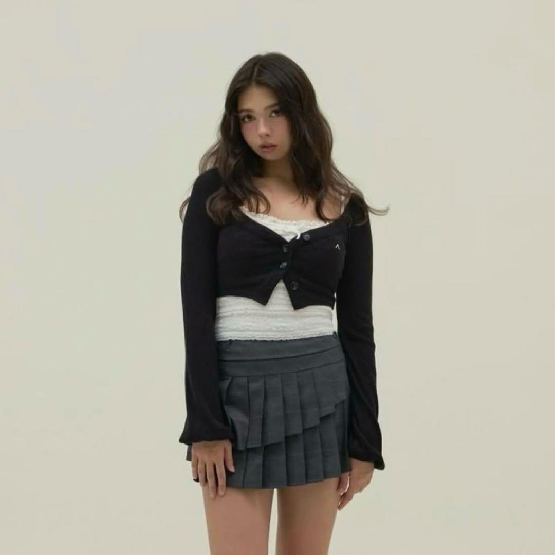 ANDMARY アンドマリー　Clala layered set ブラック