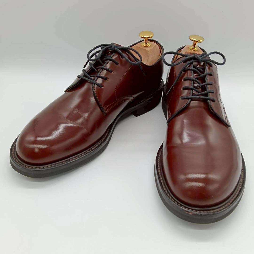【美品】REGAL　ビジネスシューズ W14A　プレーントゥ　ブラウン　日本製