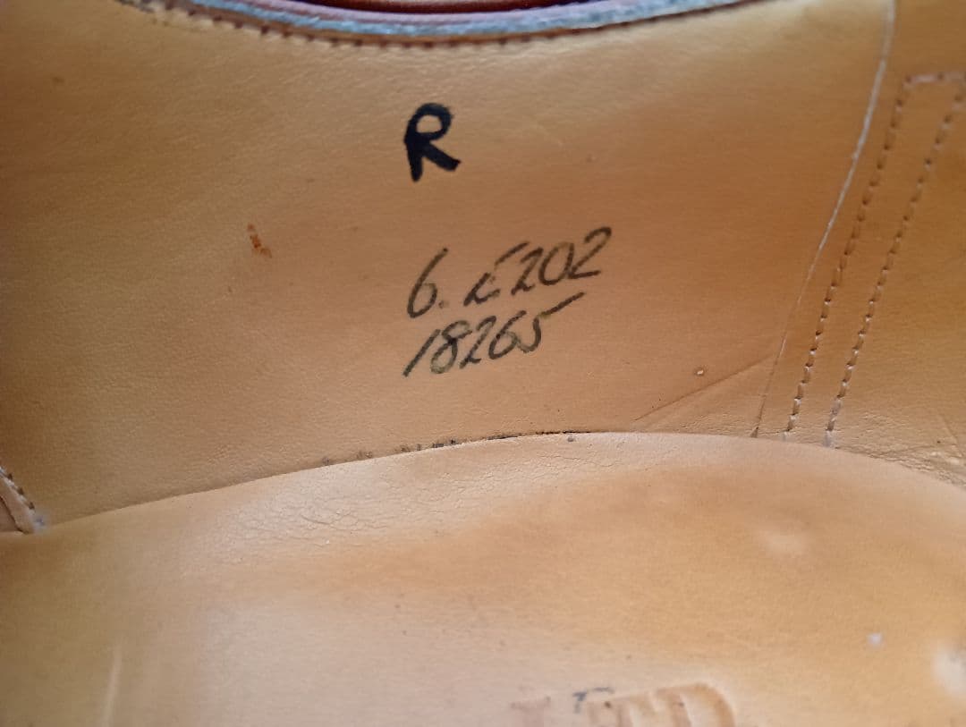 e*j様 旧工場エドワードグリーン製 ジョンロブ バークリー 6Ｅ