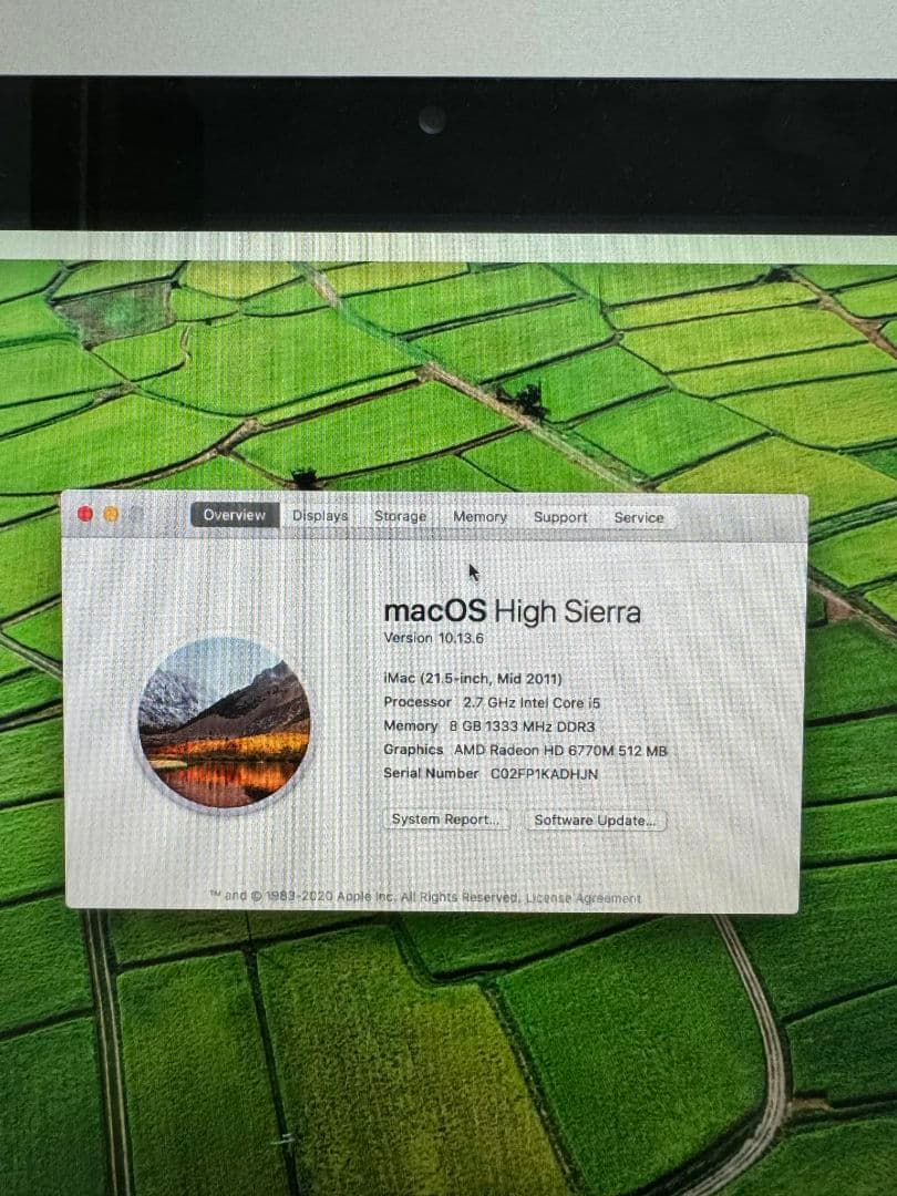 Macデスクトップ Imac 21.5inch