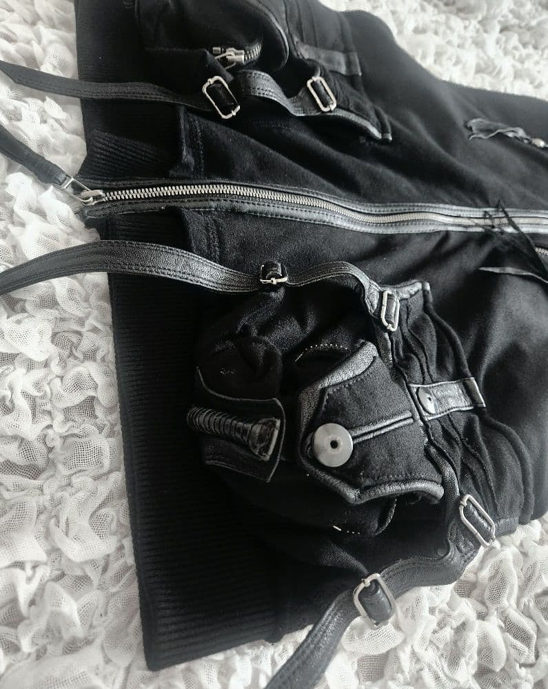 kmrii ケムリノースリーブ パーカー ベスト 平成 Y2K