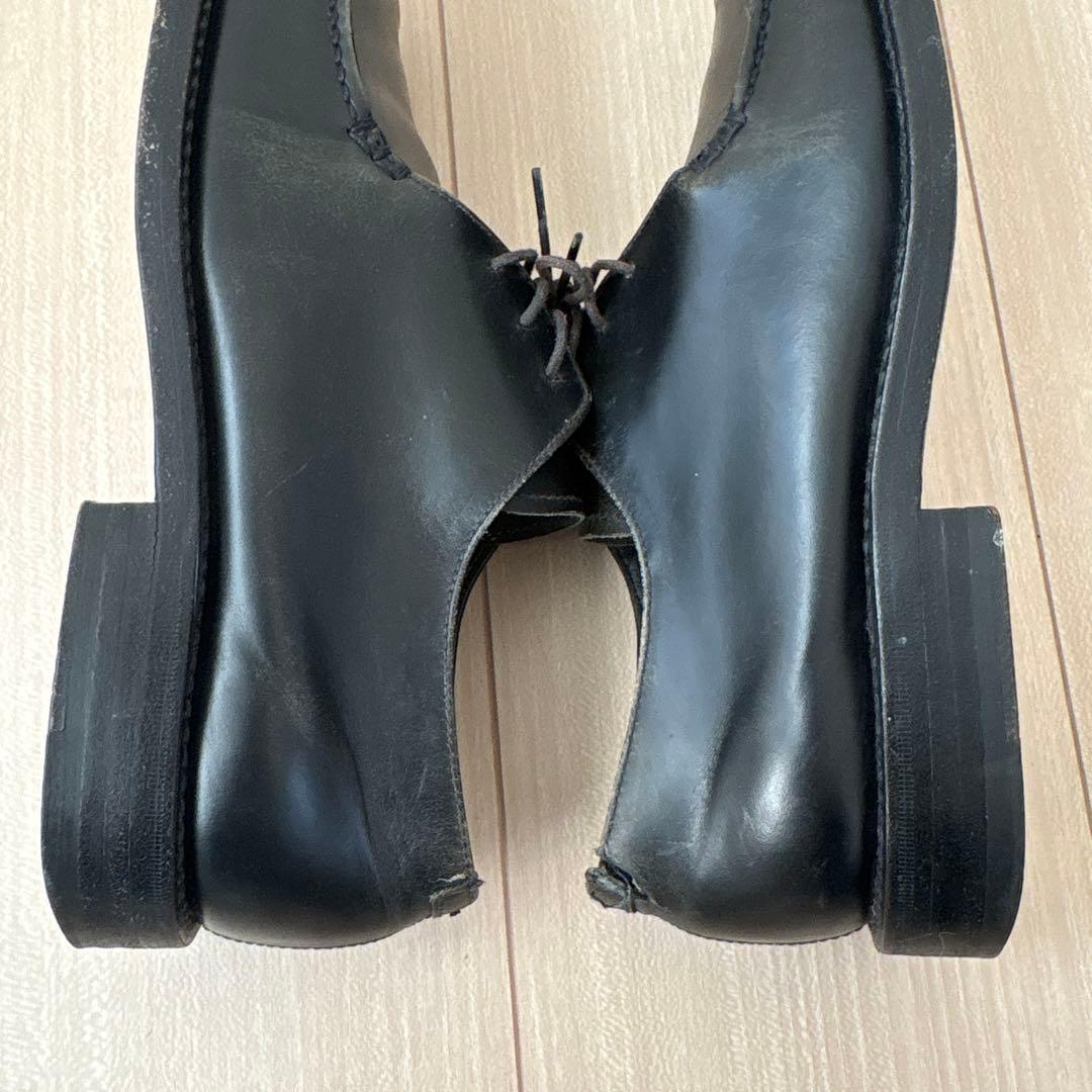 靴 prada archive square toe leather shoes