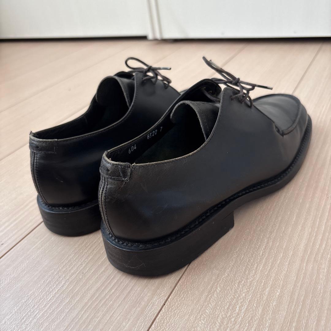 靴 prada archive square toe leather shoes