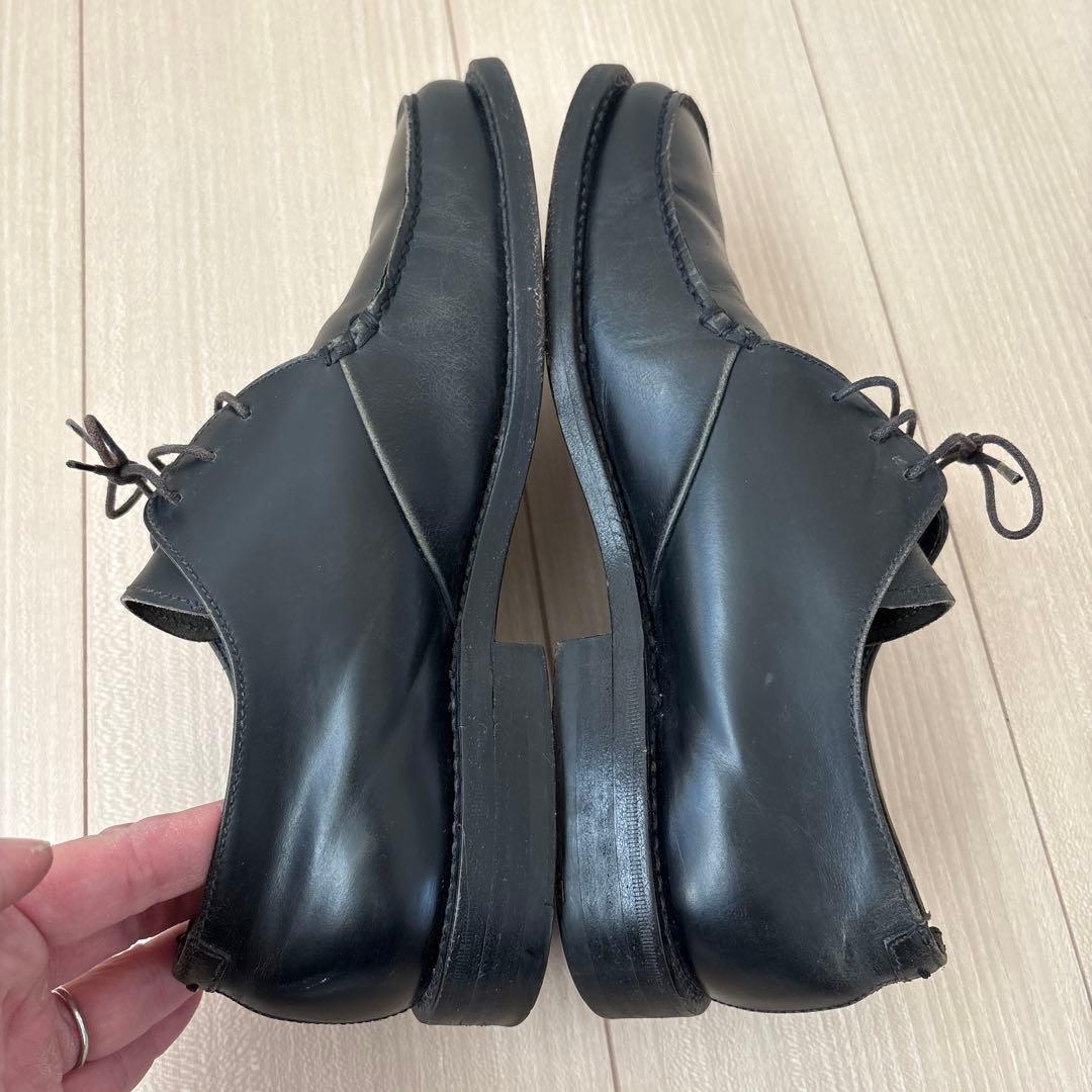 靴 prada archive square toe leather shoes