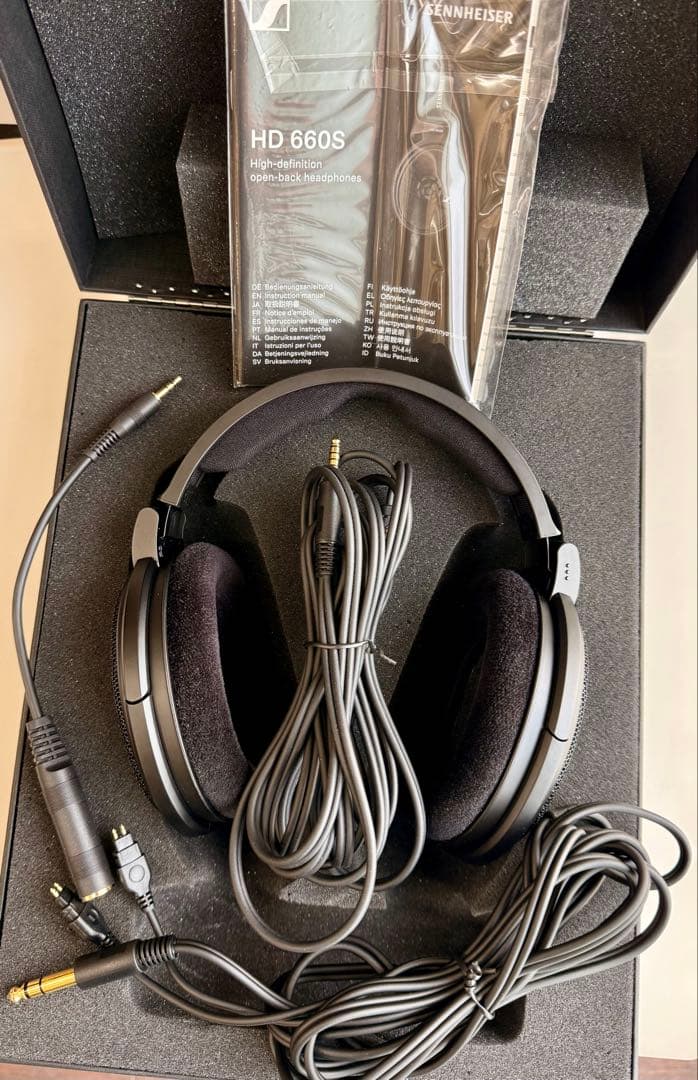Sennheiser HD 660S ヘッドフォン　新品純正イヤーパッド付