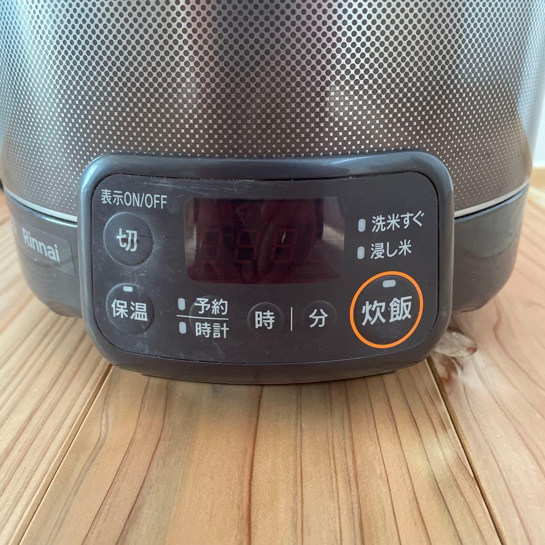 リンナイこがまるLPガス3合中古　ホース付き