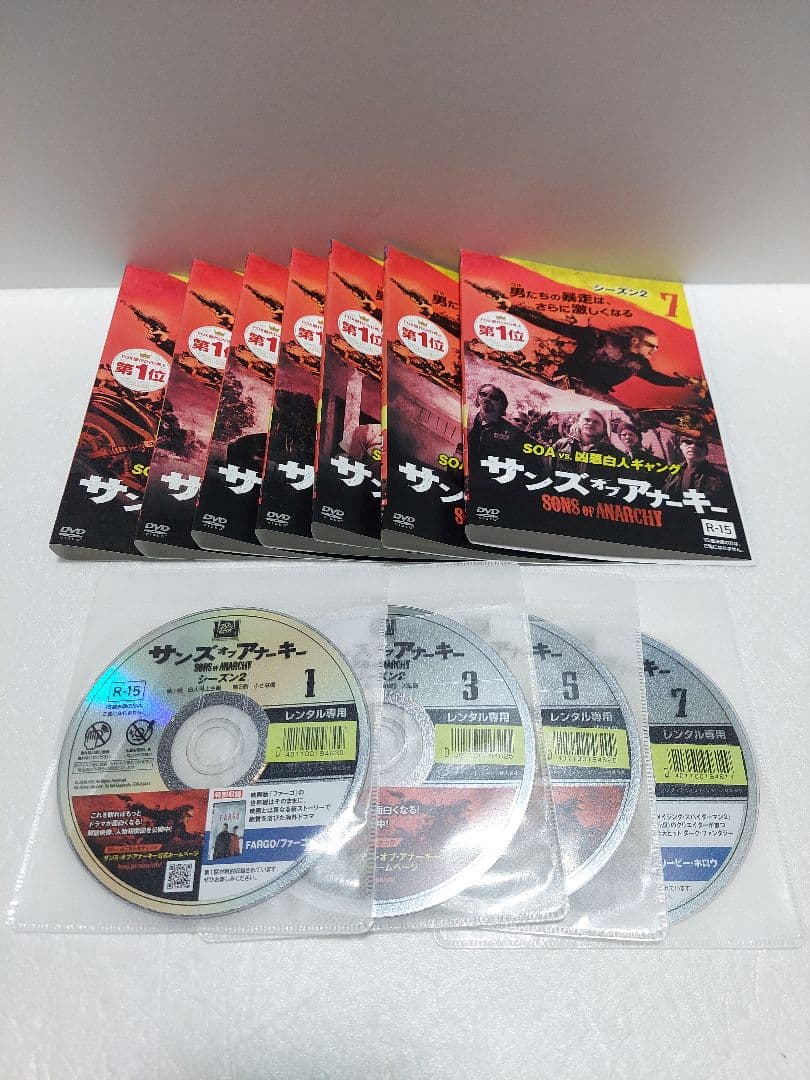 サンズ・オブ・アナーキー シーズン１～５ レンタル落ち