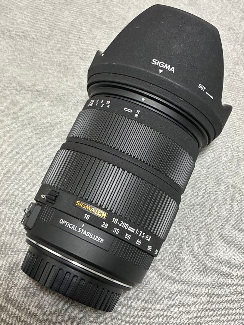 ⭐️美品⭐️ SIGMA 18-200mm 3.5-6.3 DC OS Canon