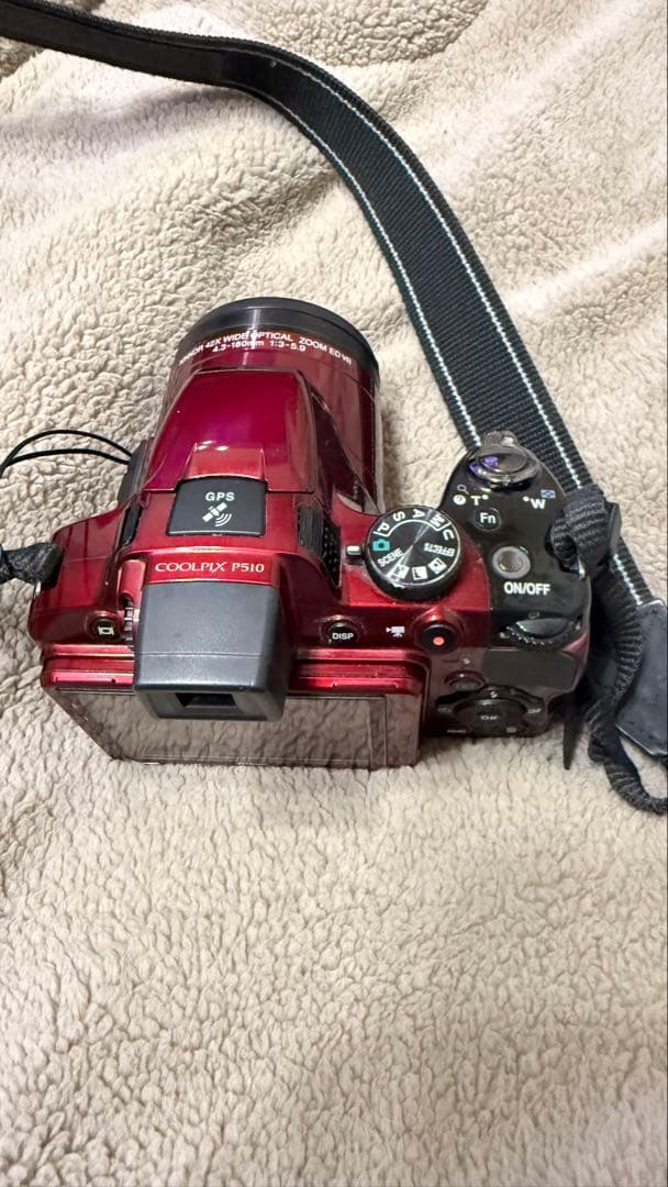 【美品・動作品】Nikon COOLPIX P510 レッド 光学42倍ズーム
