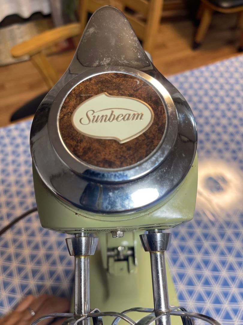 Sunbeam ミキサー 段階速度設定　レトロ