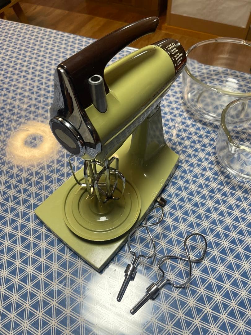 Sunbeam ミキサー 段階速度設定　レトロ