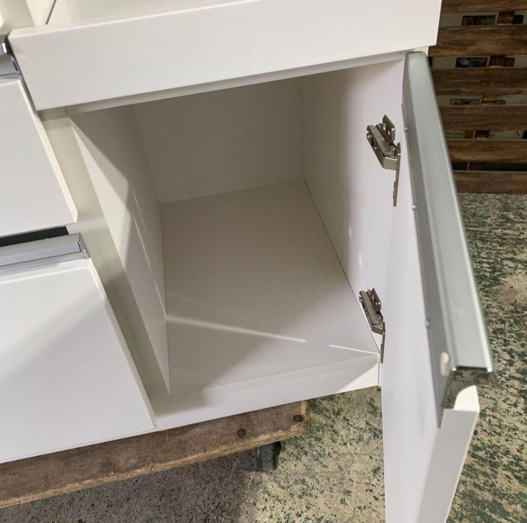 H377R\" NITORI RESUME キッチンボード 食器棚 ホワイト