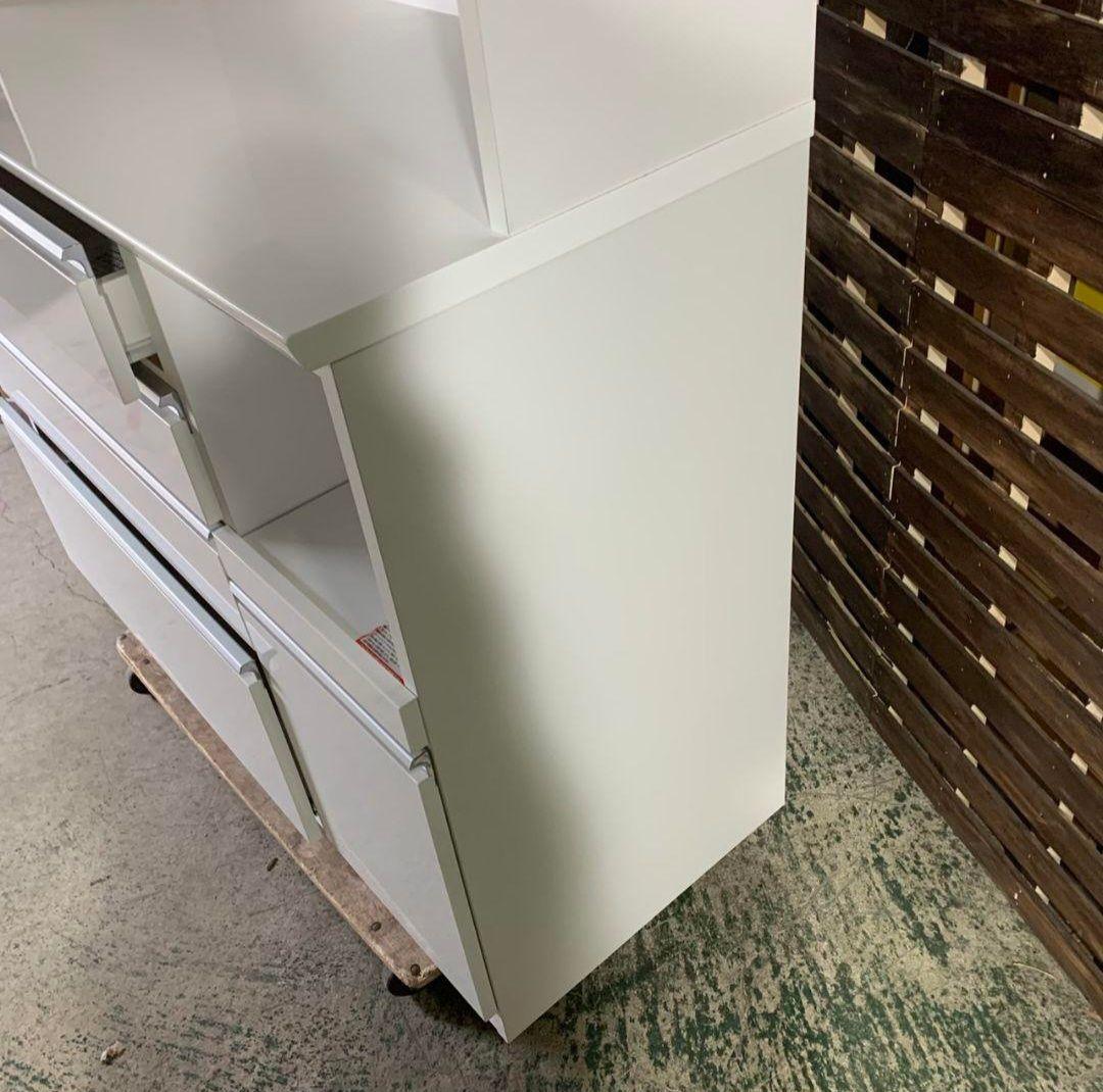 H377R\" NITORI RESUME キッチンボード 食器棚 ホワイト