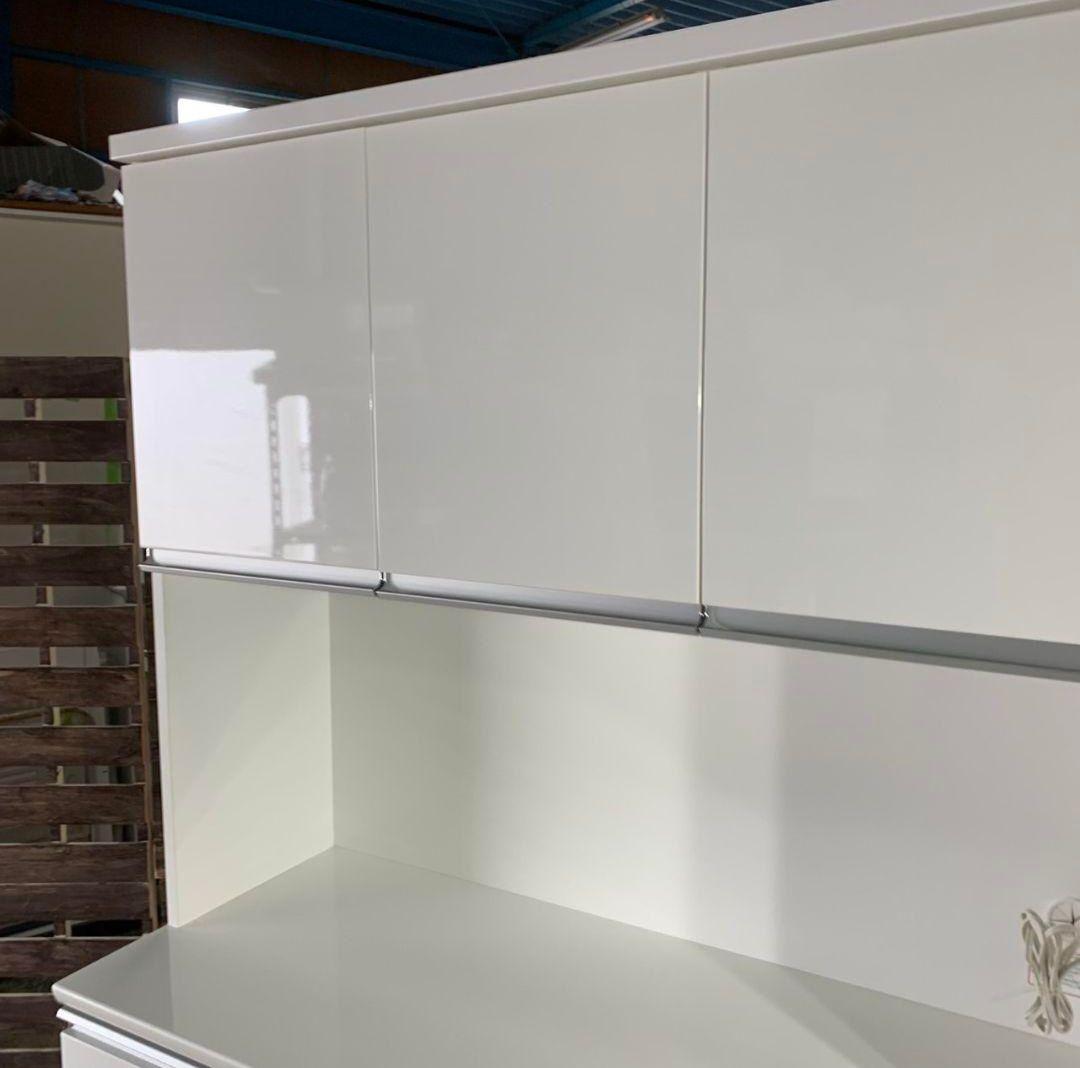 H377R\" NITORI RESUME キッチンボード 食器棚 ホワイト