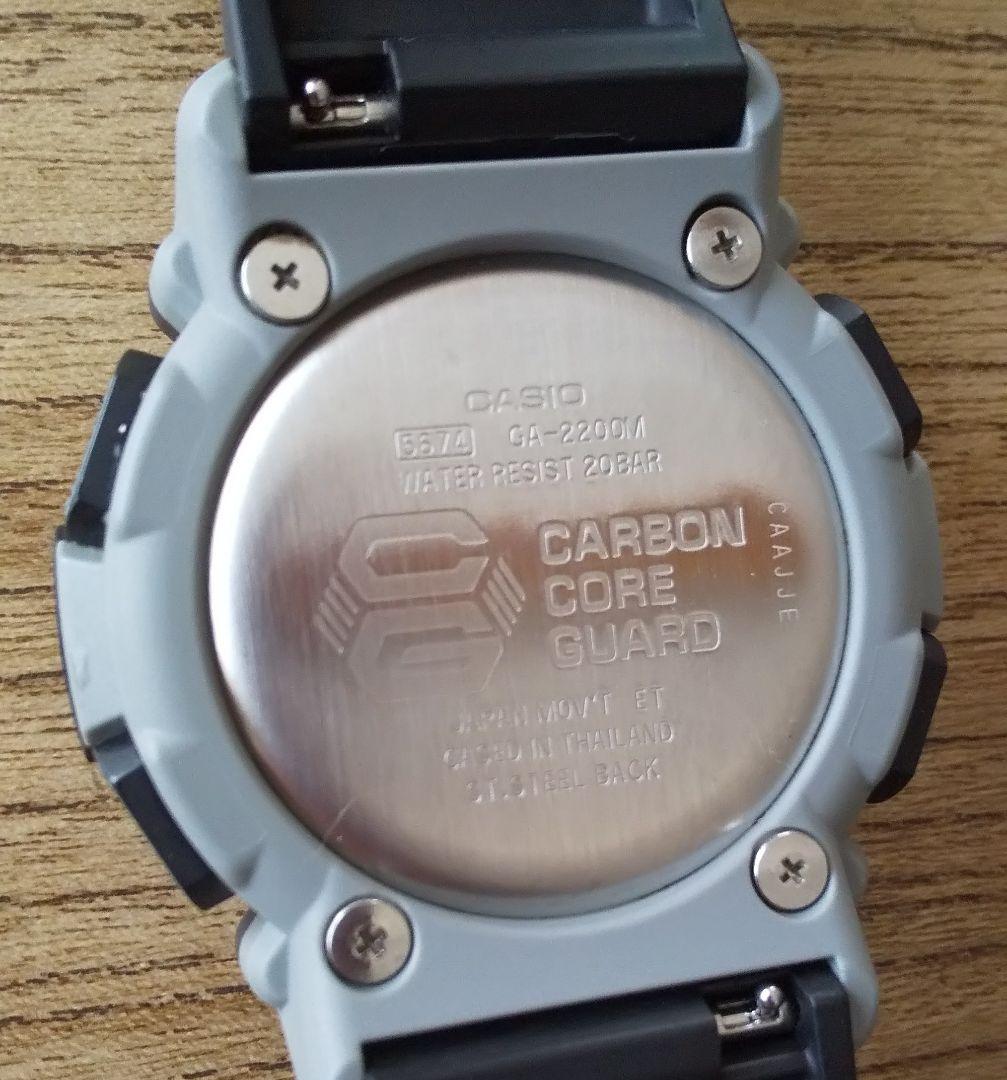 カシオ G-SHOCK GA-2200M カーボンコアガード構造