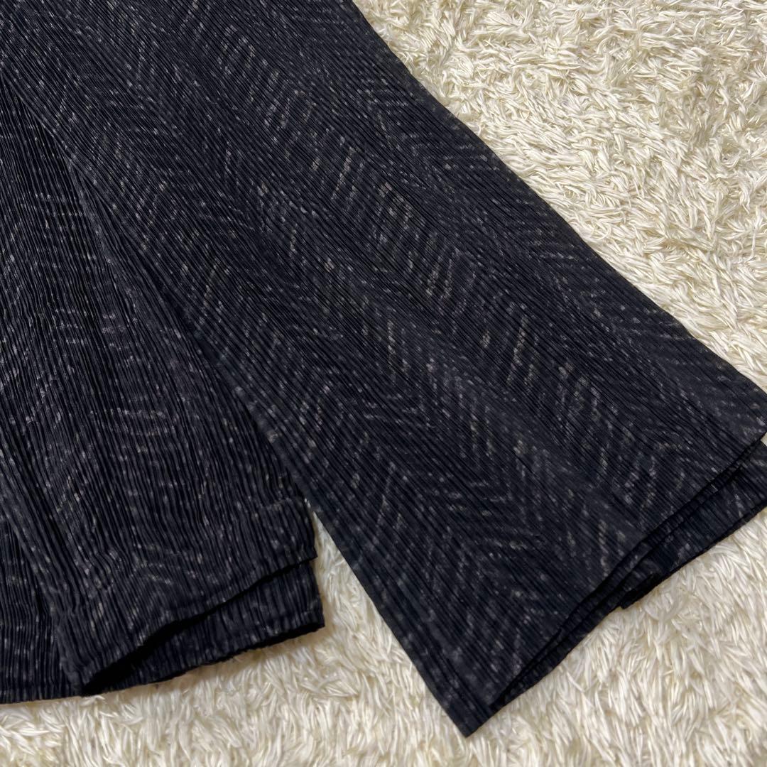 美品 イッセイミヤケ ISSEY MIYAKE プリーツ パンツ サイズ2