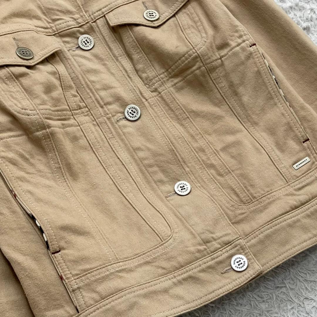 美品✨バーバリーロンドン デニムジャケット ノバチェック 大きいサイズ 46