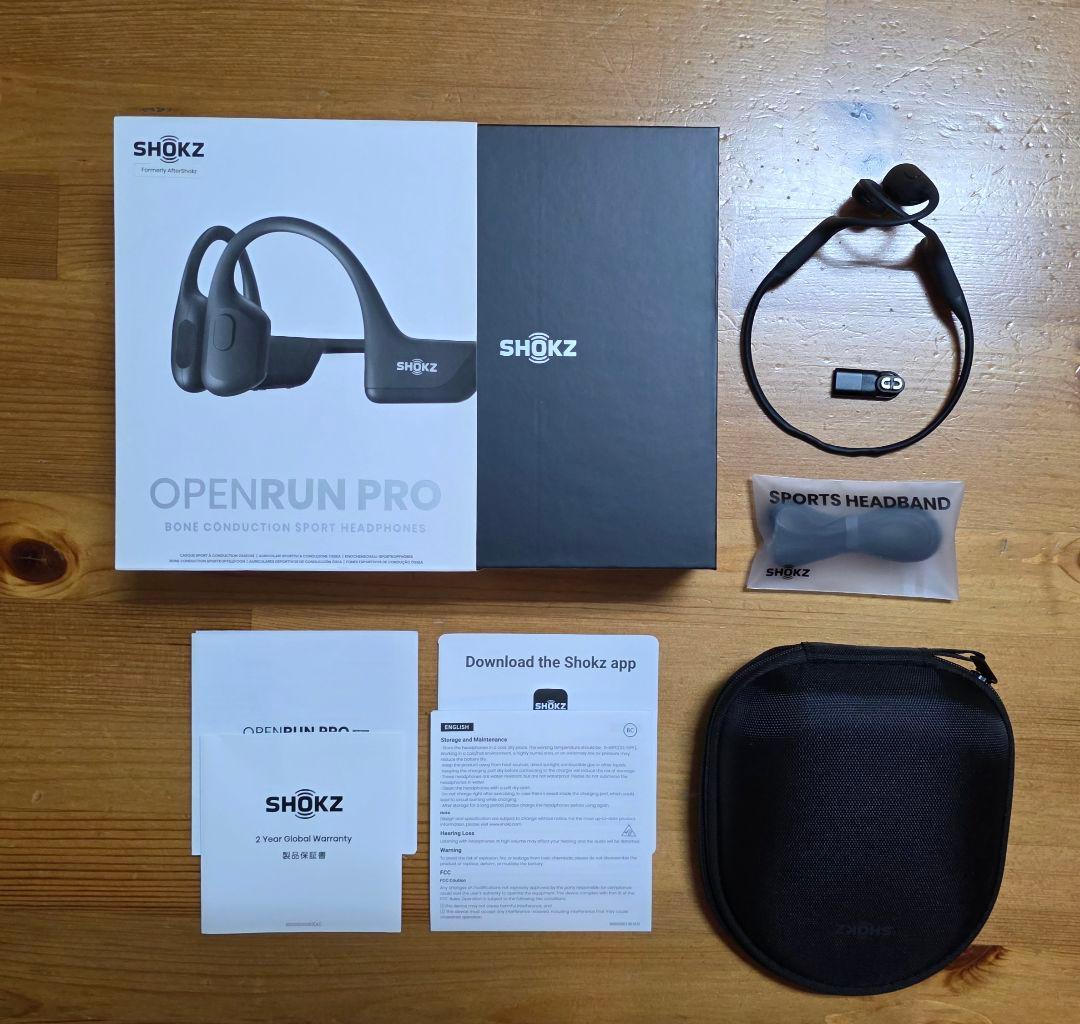 SHOKZ OpenRun Pro S810 骨伝導イヤホン おまけあり