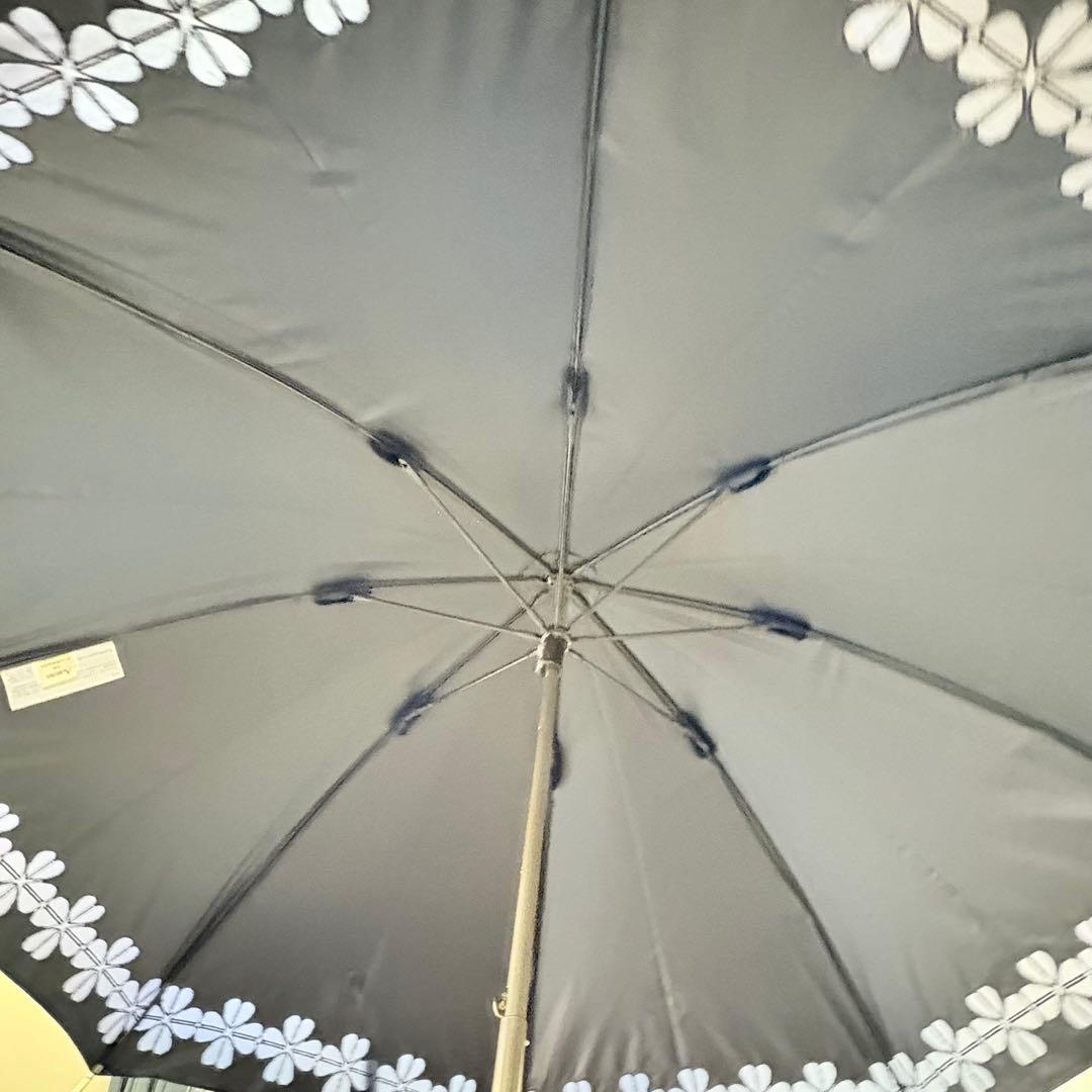 kate spade ケイトスペード　晴雨兼用小傘　UV ネイビー　金ロゴ