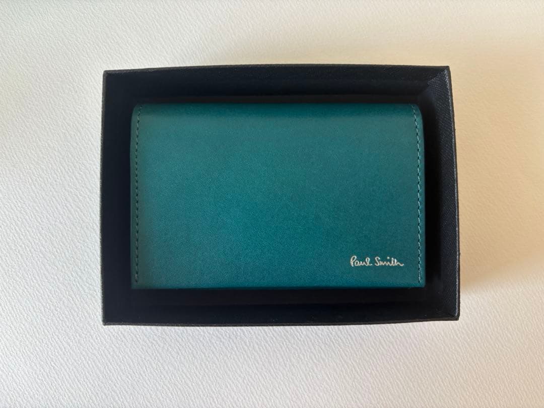 Paul Smith ダークグリーン 名刺入れ