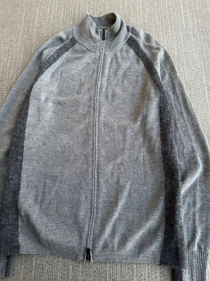 トップス \"neil barrett\"double zip ds knit