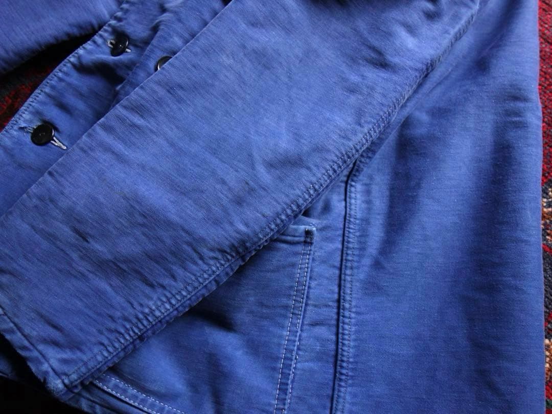 70s ドイツ エレファントスキン カバーオール L モールスキン ダブル