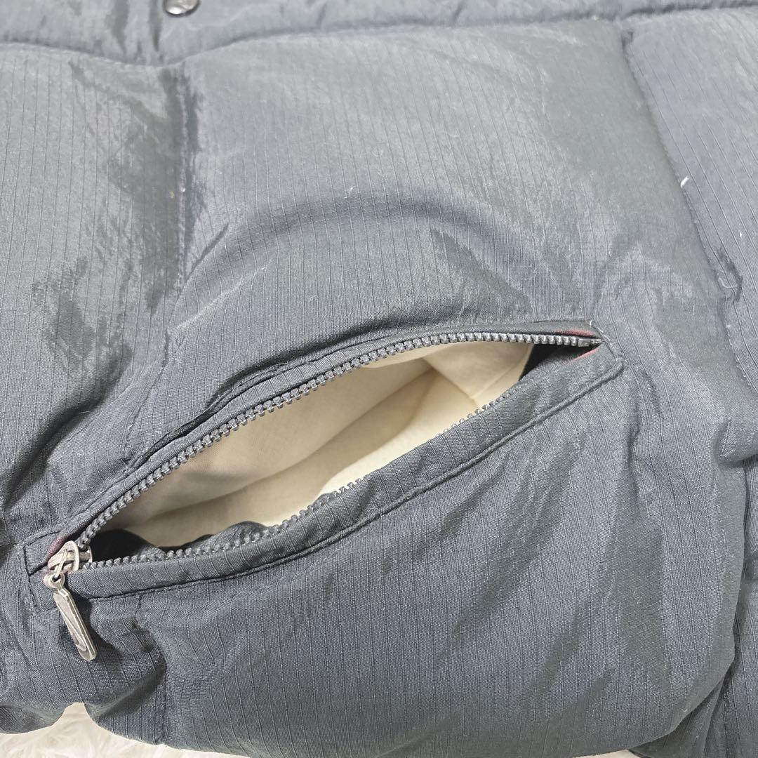 NIKE ACG ダウンジャケット　ベスト　105 大きい　刺繍ロゴ　黒