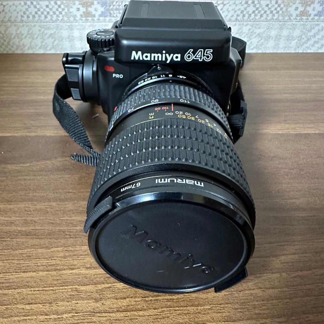 マミヤ 645プロ ボディ カメラ 周辺機器 ハードケース付き