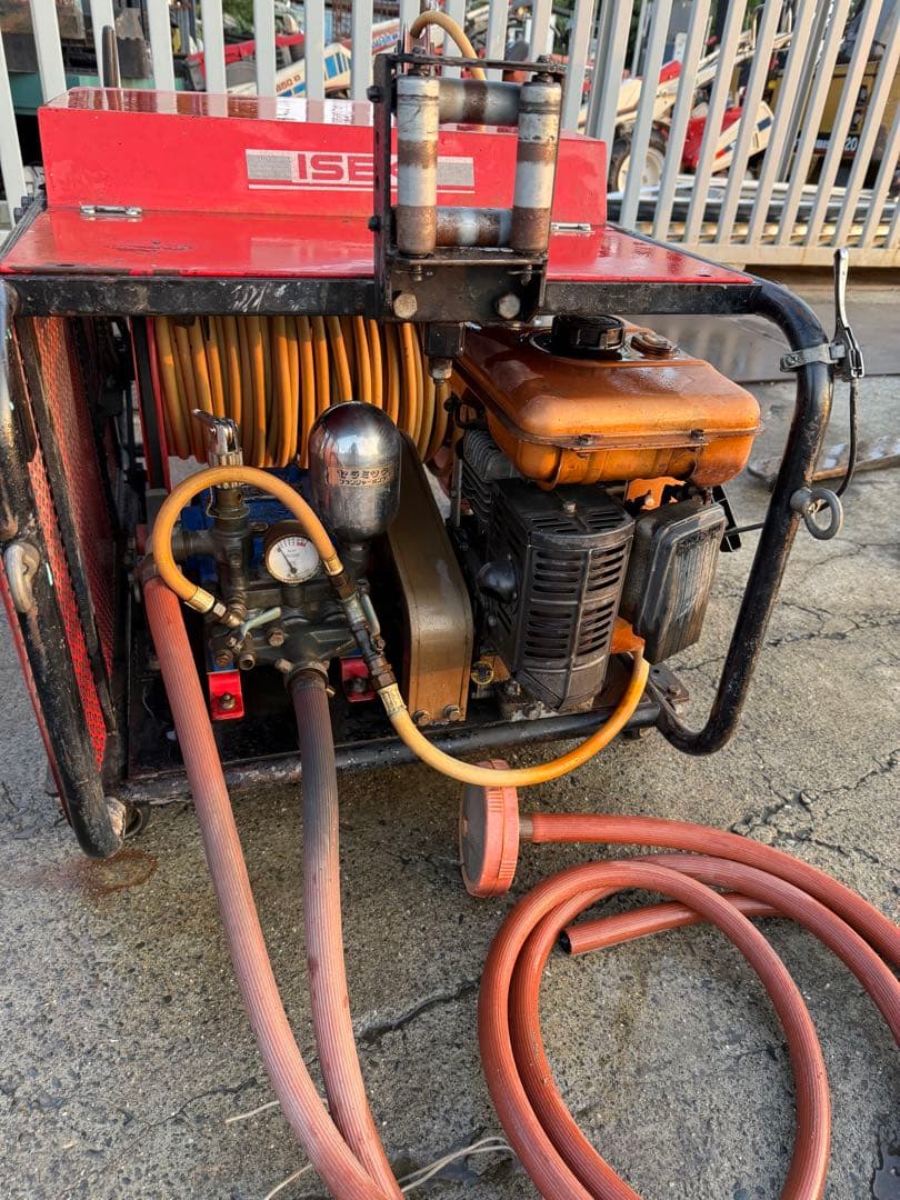 動作確認済　ISEKI 噴霧器 kawasakiガソリン　1200rpm