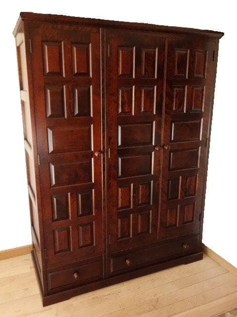 北海道民芸家具　洋服タンス　ワードロープ　再塗装済　USED