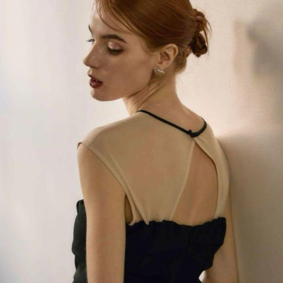 匿名配送【ANDRÉSD】cocoon random bare dress