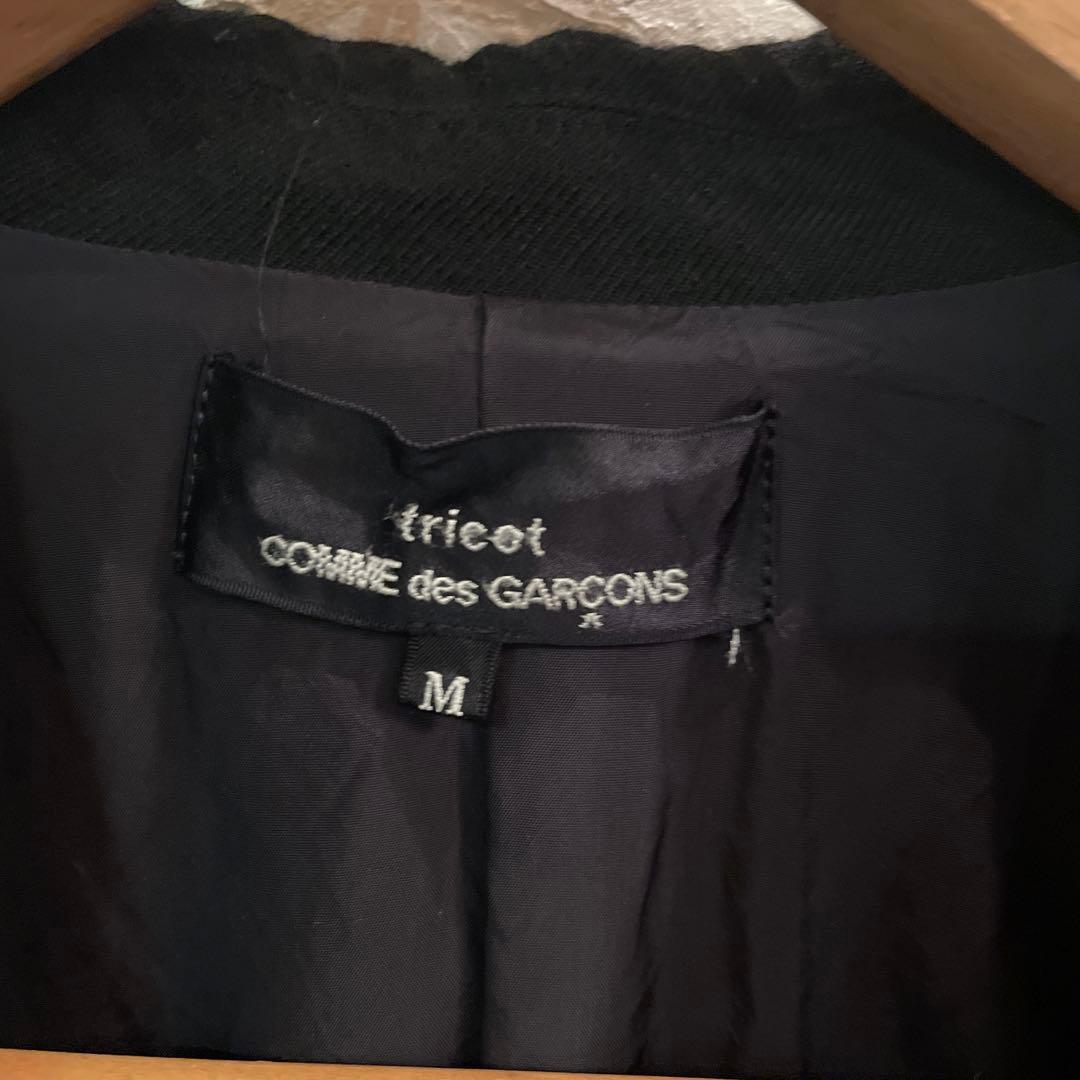 コムデギャルソン　ウール100% ジャケット　黒